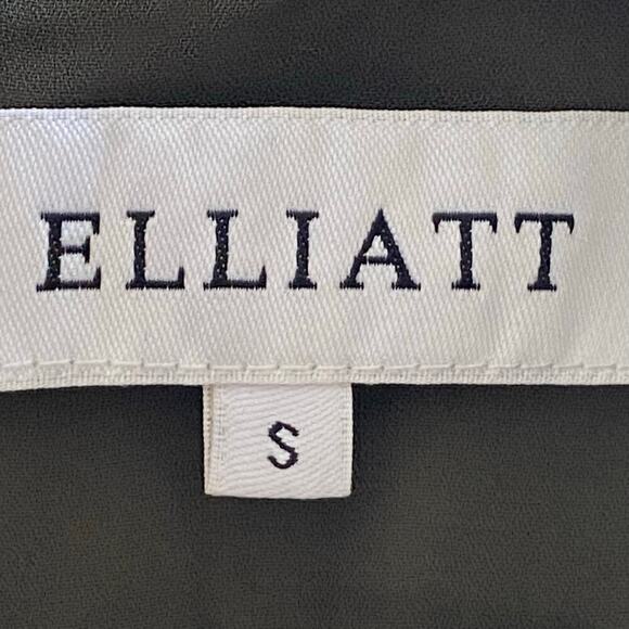 ELLIATT Fearless Pockets Mini Dress in Khaki Green, Size Small - Picture 6 of 14